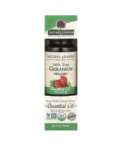 100% ren økologisk geranium æterisk olie - 15 ml