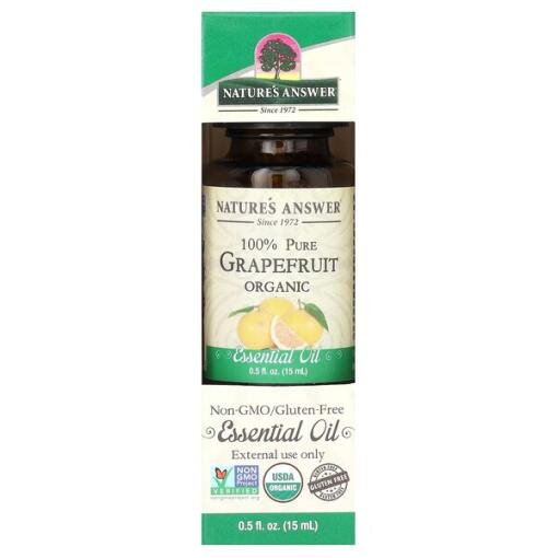 100% ren økologisk grapefrugt æterisk olie - 15 ml