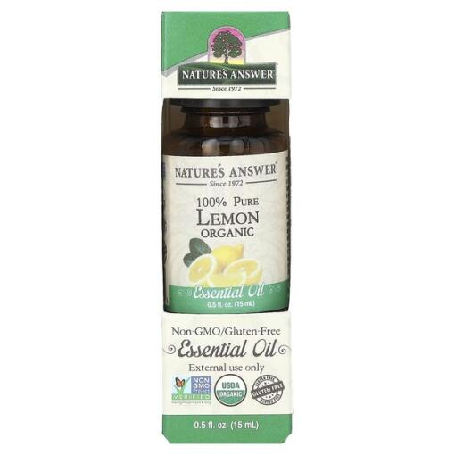 100% Ren Økologisk Citron Æterisk Olie - 15 ml
