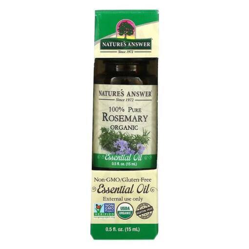 100% Ren Økologisk Rosmarin Æterisk Olie - 15 ml