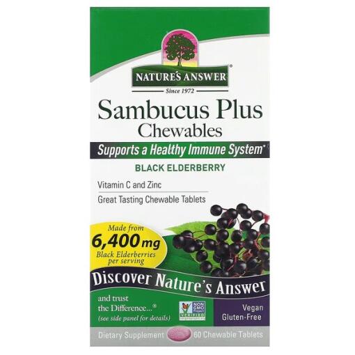 Sambucus Plus tyggetabletter