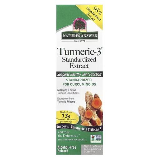 Gurkemeje-3 Standardiseret Ekstrakt - 30 ml