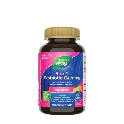 Nature's Way – 3-i-1 Probiotisk Women's Gummy 50 stk