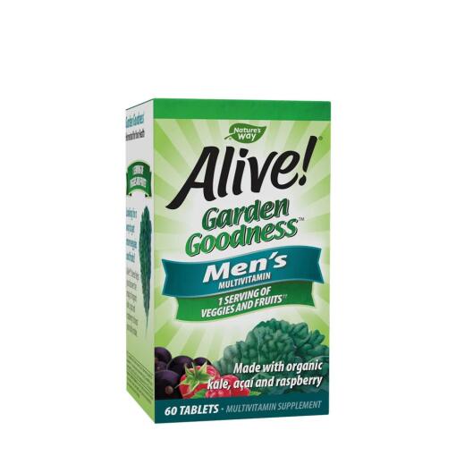 Nature's Way – Alive! Garden Goodness for Men 60 Tabletter