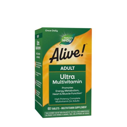 Nature's Way – Alive! Adult Ultra Multivitamin 60 Tablets