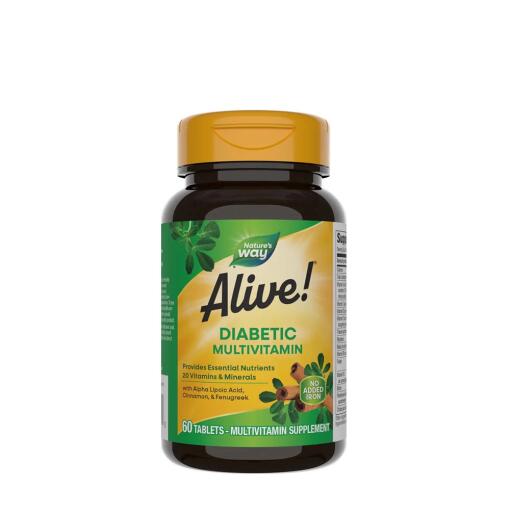 Nature's Way – Alive! Diabetiker Multivitamin 60 tabletter