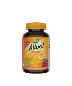 Nature's Way – Alive! Kids Multivitamin Gummy 60 stk. (Kirsebær