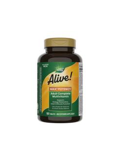 Nature's Way – Alive! Max3 Daglig Multivitamin Uden Jern 180 Tabletter