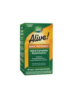 Nature's Way – Alive! Max3 Daglig Multivitamin Uden Jern 90 Tabletter