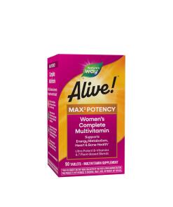 Nature's Way – Alive! Max3 Potency Kvinders Multivitamin 90 Tabletter