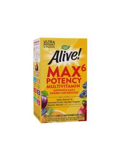 Nature's Way – Alive! Max6 Max Potency Daily Multivitamin 90 kapsler