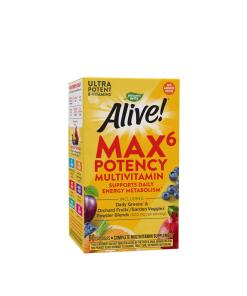 Nature's Way – Alive! Max6 Max Potency Daily Multivitamin Without Iron 90 Kapsler