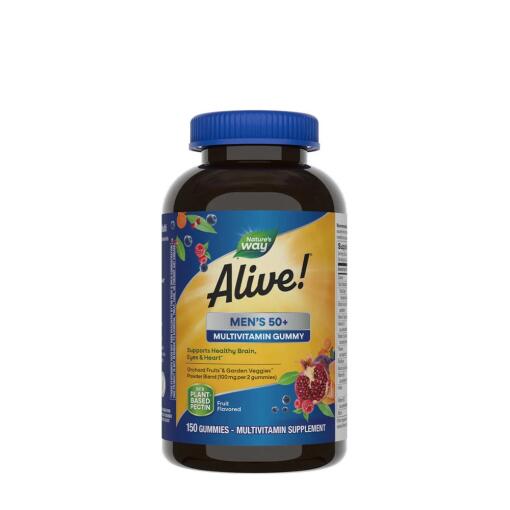 Nature's Way – Alive!® Men’s 50+ Gummy Multivitamin 150 Gummies