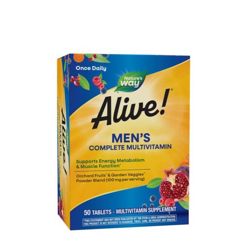 Nature's Way – Alive! Men's Complete Multivitamin 130 Tablets