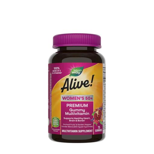 Nature's Way – Alive! Premium Kvinders 50+ Multivitamin Gummies