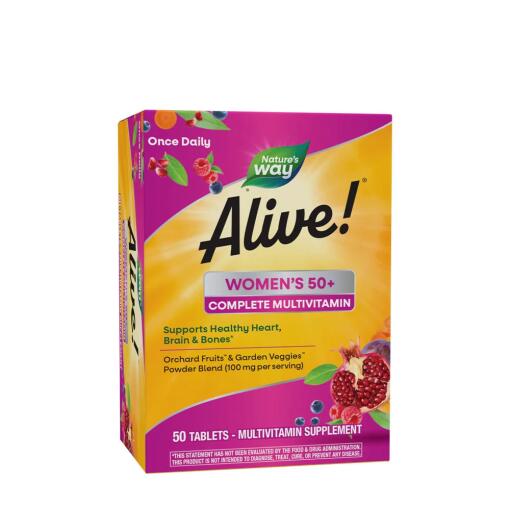 Nature's Way – Alive!® Women’s 50+ Complete Multivitamin 50 Tabletter