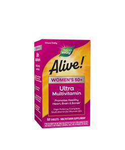 Natures Way - Alive! Kvinders 50+ Ultra Multivitamin 60 tabletter