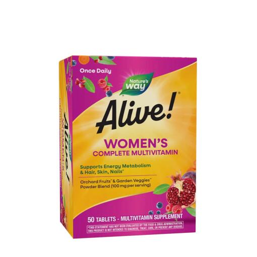 Nature's Way – Alive! Women's Complete Multivitamin 50 Tablets