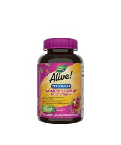 Nature's Way – Alive! Zero Sugar Kvinders Multivitamin Gummies 50 stk