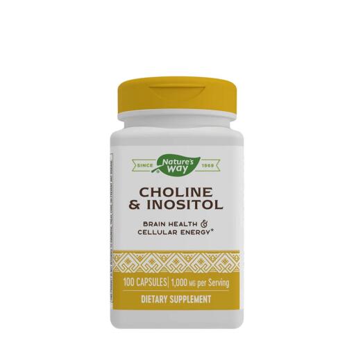Natures Way - Choline & Inositol 100 kapsler