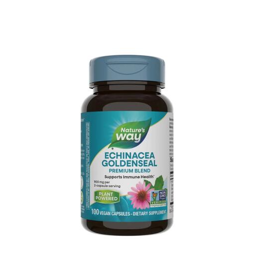 Natures Way - Echinacea Goldenseal Premium Blend 100 Kapsler