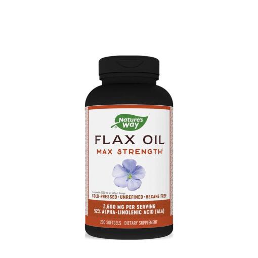 Nature's Way - Flax Oil Max Strength 200 Softgels