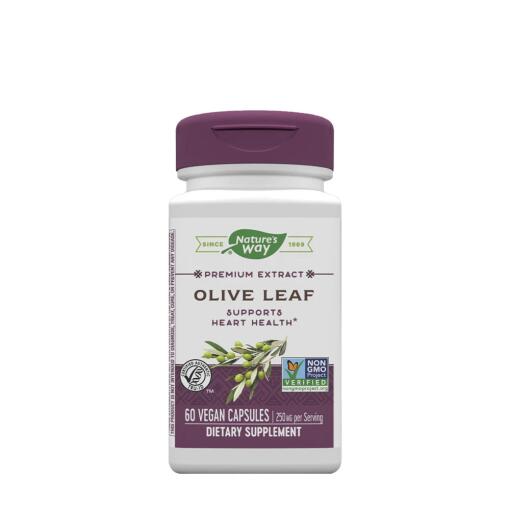 Natures Way - Olive Leaf Premium Extract 60 kapsler