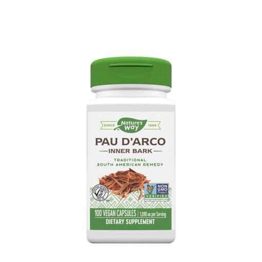 Natures Way - Pau d'Arco Indre Bark 180 Kapsler