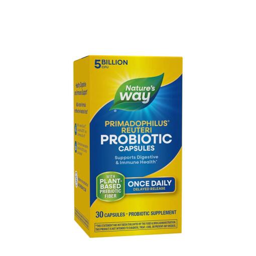 Natures Way - Primadophilus Reuteri Probiotika 30 Kapsler