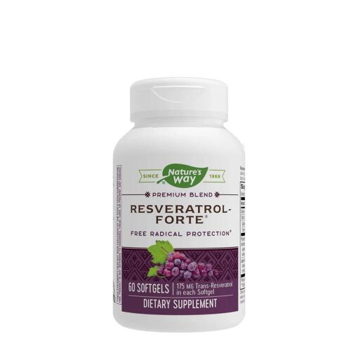 Natures Way - Resveratrol-Forte 60 Softgels