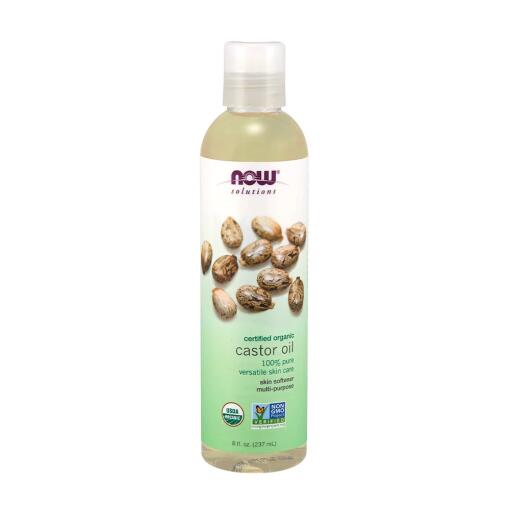 NOW Foods – Økologisk Castorolie 237 ml