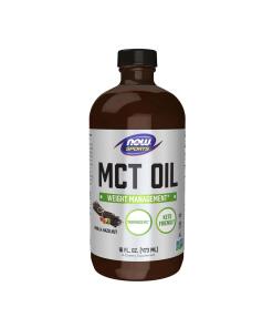 NOW Foods – MCT Oil Vanilla Hazelnut 473 ml