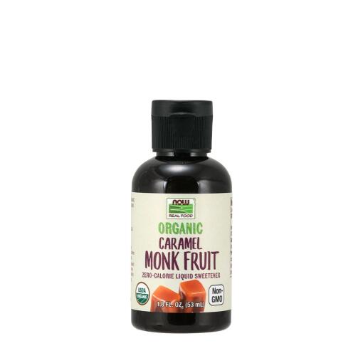 NOW Foods – Økologisk Flydende Monk Fruit Karamel 53 ml