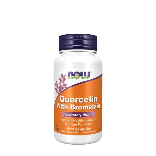 NOW Foods – Quercetin med Bromelain 60 kapsler