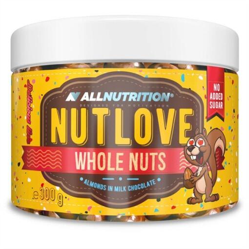 Nutlove Hele Mandler i Mælkechokolade - 300 g