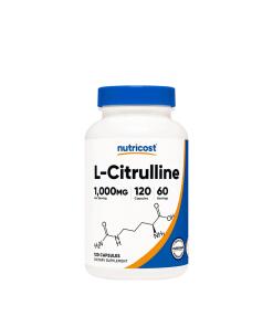 Nutricost – L-Citrulline Kapsler 1000 mg (120 Kapsler)