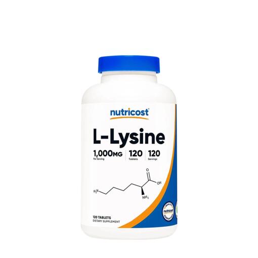 Nutricost – L-Lysine Tabletter 120 stk