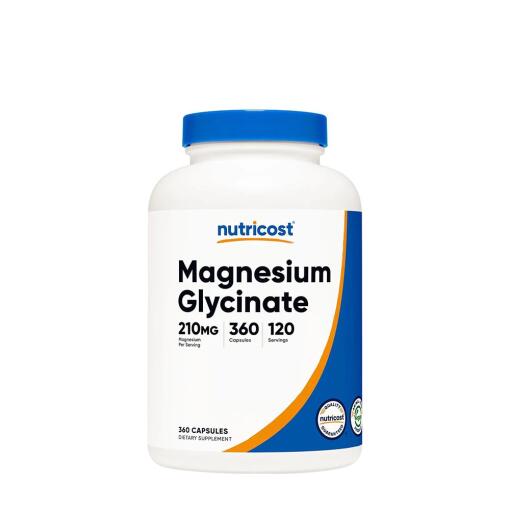 Nutricost – Magnesiumglycinat 210 mg (360 kapsler)