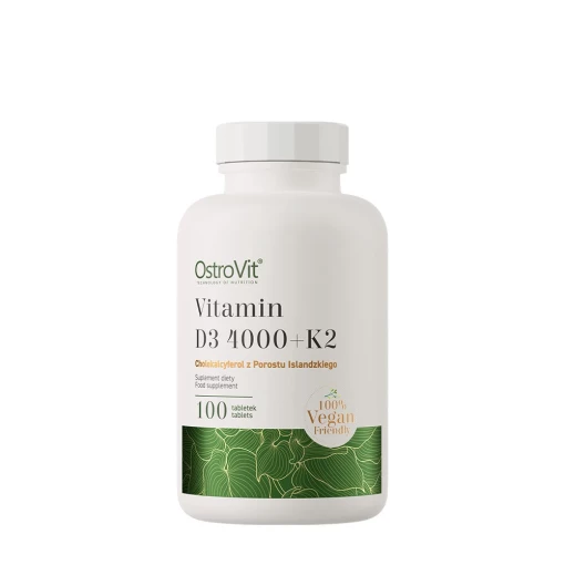 OstroVit - D3 4000 IU + K2 VEGE 100 tabletter