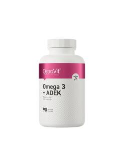 Ostrovit - Omega 3 + ADEK 90 kapsler