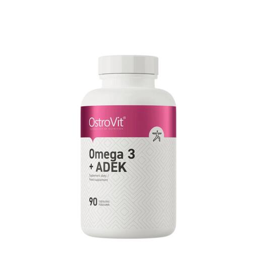 Ostrovit - Omega 3 + ADEK 90 kapsler