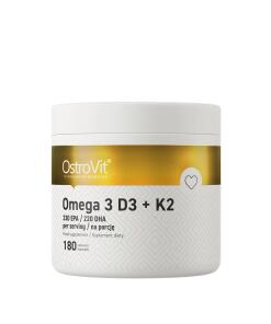 OstroVit - Omega 3 D3+K2 180 kapsler
