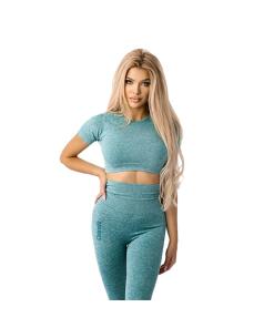 Ostrovit - Seamless kortærmet crop top M