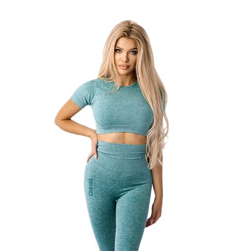 Ostrovit - Seamless kortærmet crop top M