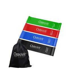Ostrovit - Træningsbånd 4 stk + taske