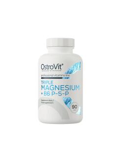 OstroVit - Triple Magnesium + B6 P-5-P 90 kapsler