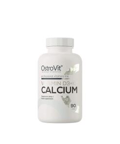 OstroVit - Vitamin D3 + K2 + Calcium 90 tabletter