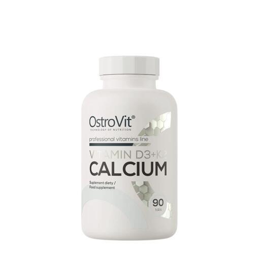 OstroVit - Vitamin D3 + K2 + Calcium 90 tabletter