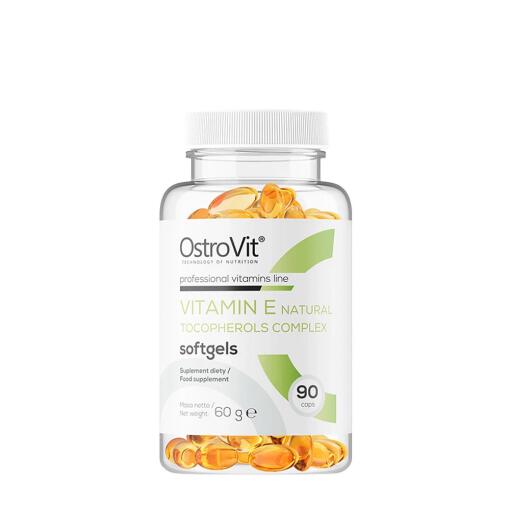 OstroVit - Vitamin E Naturlige Tokoferoler Kompleks 90 Kapsler