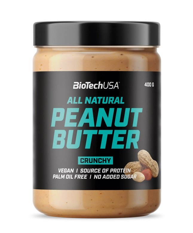 Masło orzechowe, chrupiące - 400 g